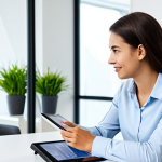 **

"A friendly financial advisor meeting with a young woman in a bright, modern office. The advisor is explaining the difference between health insurance and cancer insurance with a clear, informative chart displayed on a tablet. The woman is dressed in professional attire, listening attentively. Background: A well-organized office space with soft lighting and plants. Keywords: financial planning, insurance options, health awareness, professional advice, safe for work, appropriate content, fully clothed, professional, modest, perfect anatomy, correct proportions, natural pose, well-formed hands, proper finger count, natural body proportions, high quality."

**